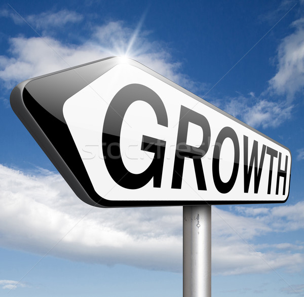 growth sign Stock photo © kikkerdirk