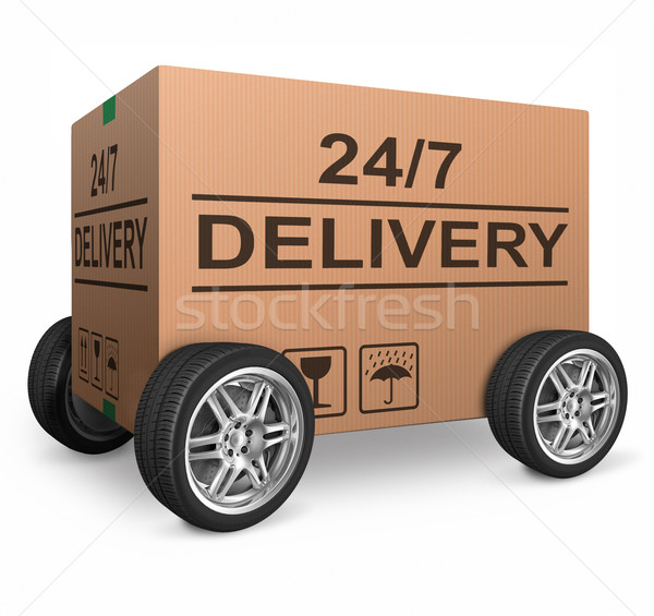 24/7 delivery Stock photo © kikkerdirk