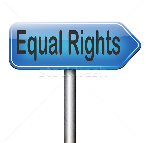 equal rights Stock photo © kikkerdirk