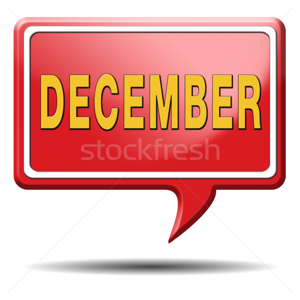 December laatste maand jaar winterseizoen Stockfoto © kikkerdirk