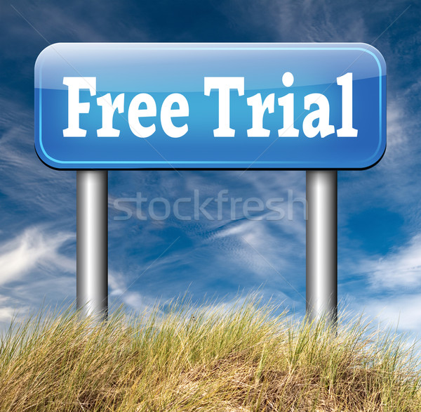 free product trial Stock photo © kikkerdirk