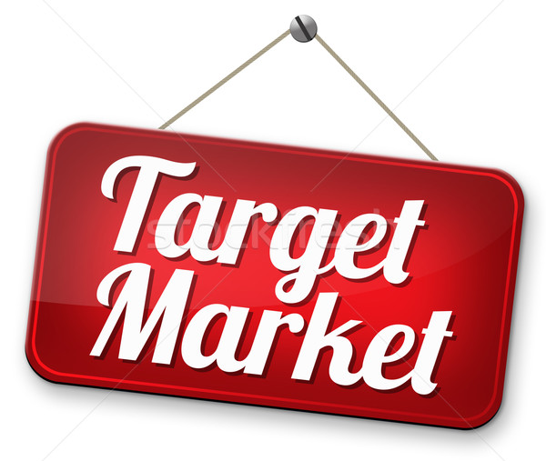 Zdjęcia stock: Cel · rynku · działalności · nisza · strategia · marketingowa