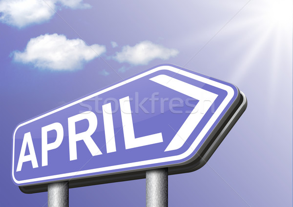 next april Stock photo © kikkerdirk