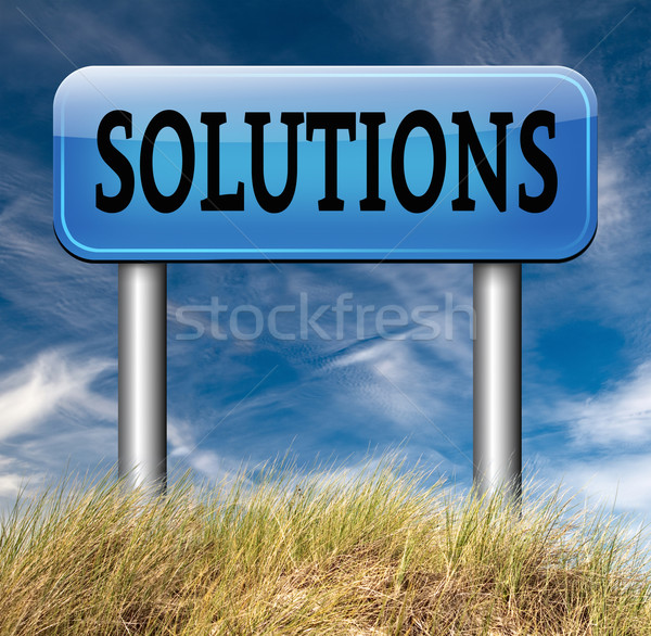 Stock photo: solutions