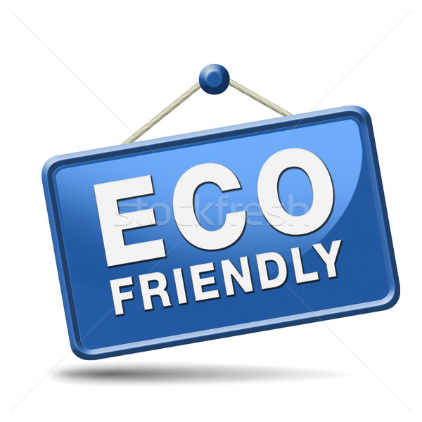 eco friendly or bio sign Stock photo © kikkerdirk