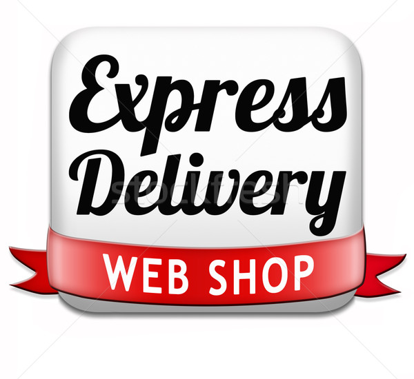 [[stock_photo]]: Livraison · express · web · magasin · paquet · expédition · ligne