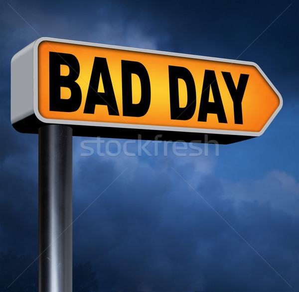 bad day Stock photo © kikkerdirk