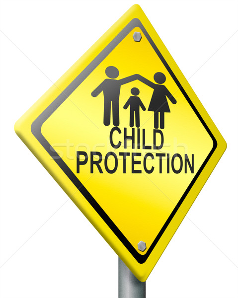 Foto stock: Nino · protección · segura · familia · feliz · caliente · casa