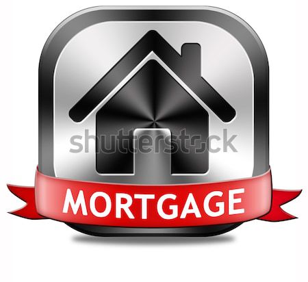 mortgage button Stock photo © kikkerdirk