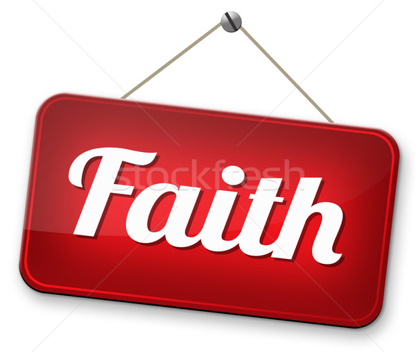 faith and trust Stock photo © kikkerdirk