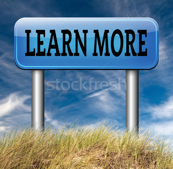 Learn more Stock photo © kikkerdirk
