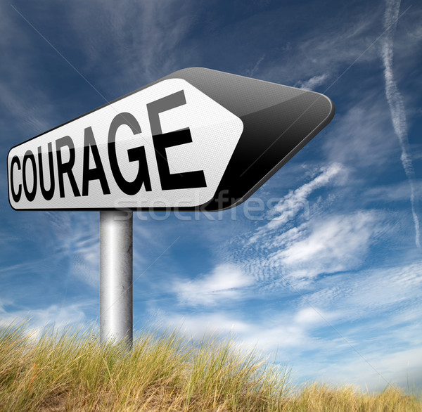 勇氣 能力 恐懼 疼痛 危險 商業照片 © kikkerdirk