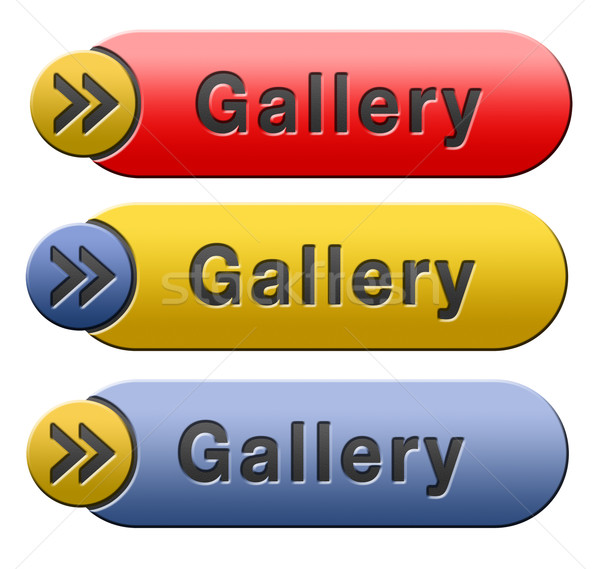 галерея кнопки стены фотография изображение искусства Сток-фото © kikkerdirk
