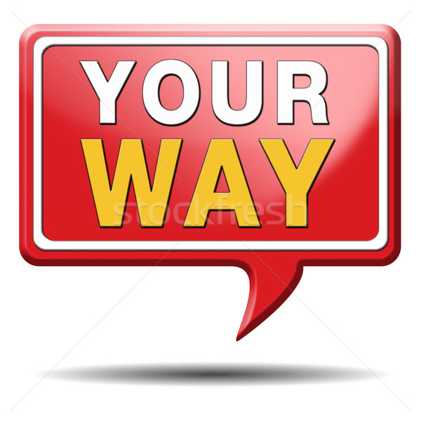 Stock photo: your way 