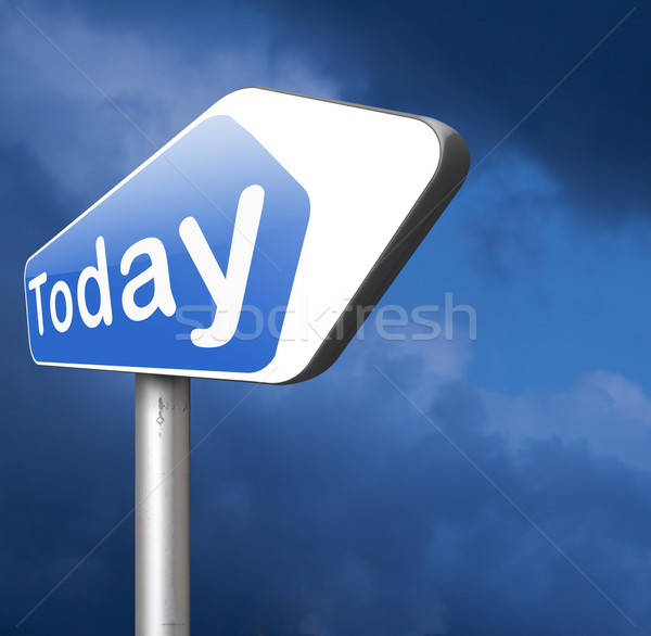 today agenda Stock photo © kikkerdirk