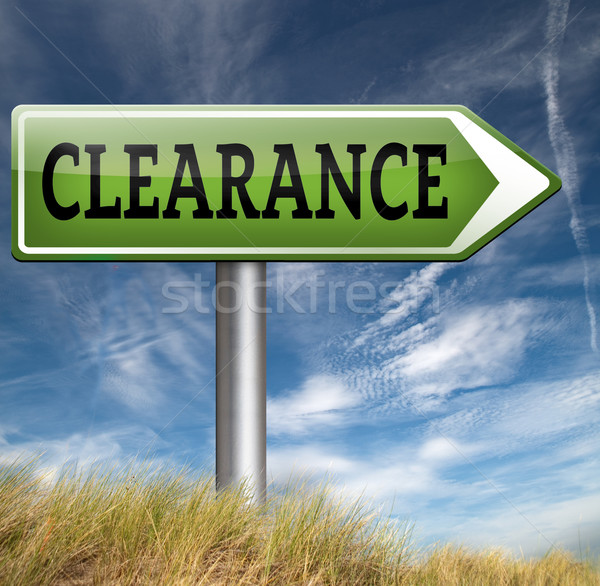 clearance Stock photo © kikkerdirk