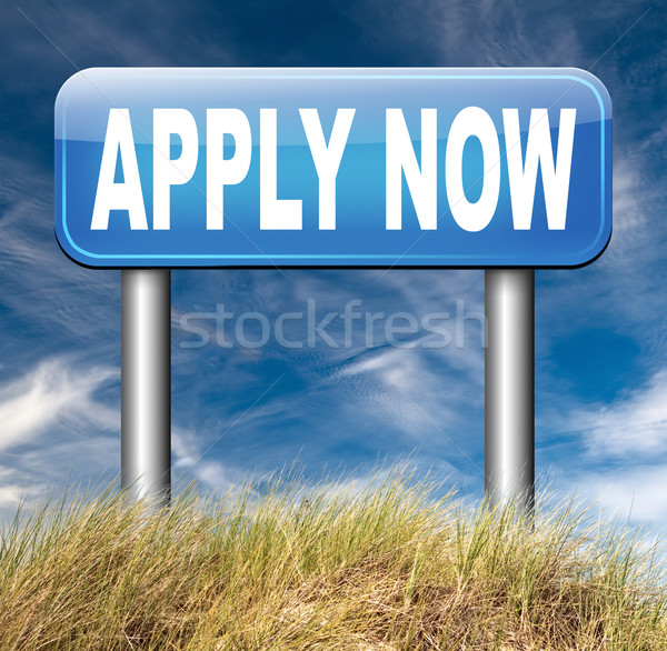 apply now Stock photo © kikkerdirk