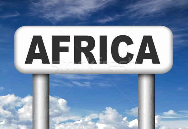 Africa semna continent turism vacanţă Imagine de stoc © kikkerdirk
