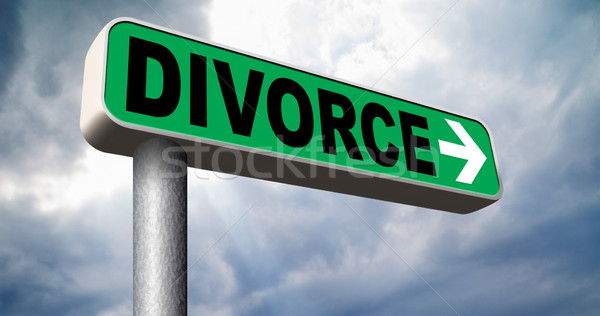 divorce Stock photo © kikkerdirk