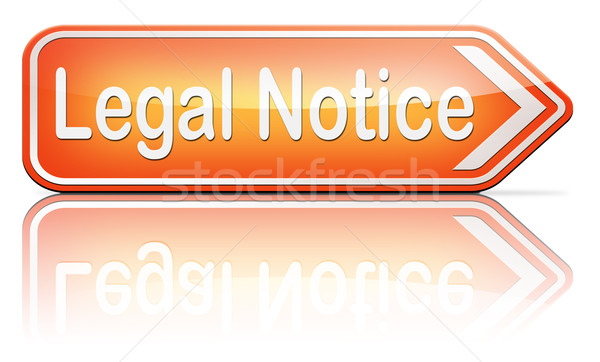 Jogi figyelmeztetés felirat háló törvény segítség Stock fotó © kikkerdirk