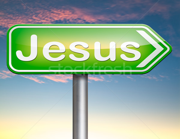 Stock fotó: Jézus · Krisztus · vezető · út · hit · megmentő
