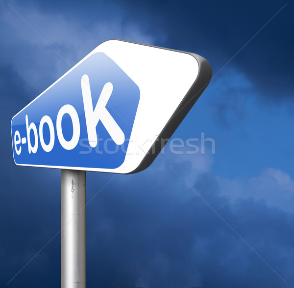 Ekönyv letölt olvas online elektronikus könyv Stock fotó © kikkerdirk