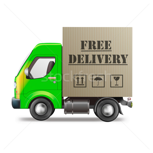 free delivery truck  Stock photo © kikkerdirk