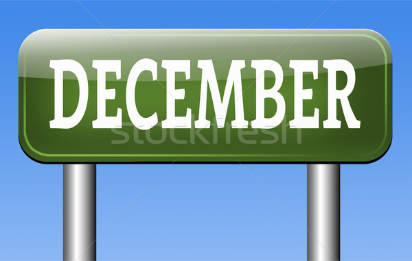 ストックフォト: 12月 · 最後 · 月 · 年 · 冬季 · イベント