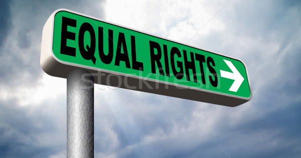 Igual derechos no discriminación todo Foto stock © kikkerdirk