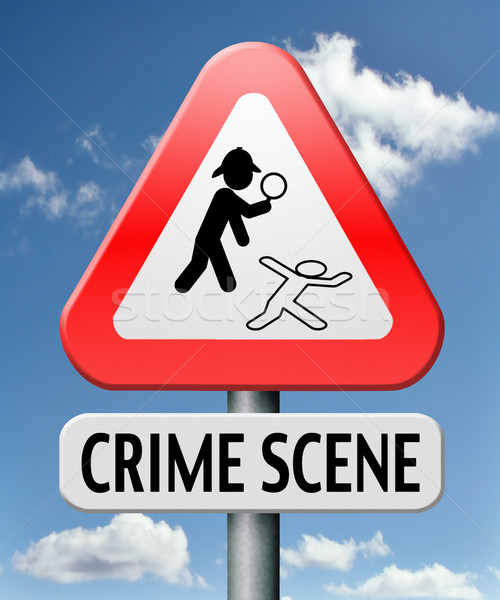 Foto stock: Crime · investigação · cena · do · crime · assassinato · forense · ciência