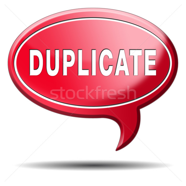 duplicate Stock photo © kikkerdirk