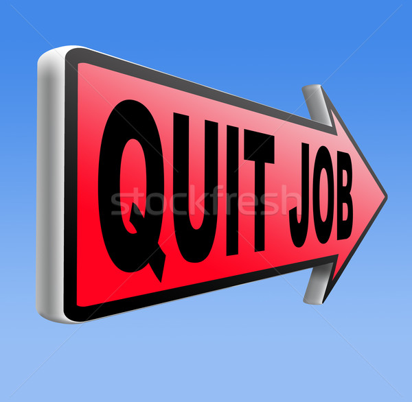 quit job Stock photo © kikkerdirk
