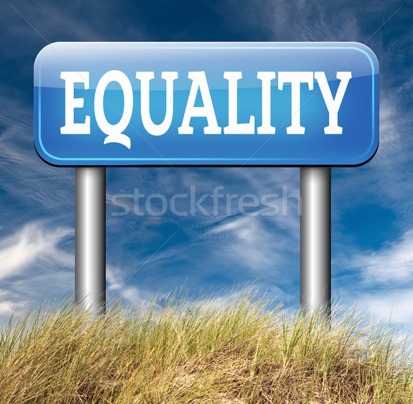 равенство солидарность равный правые нет Сток-фото © kikkerdirk