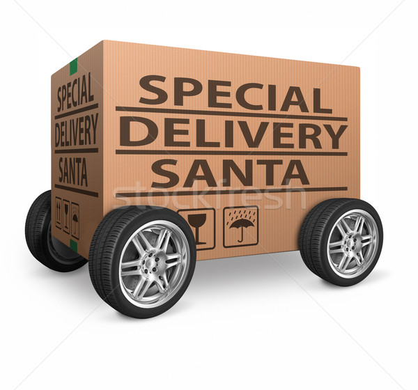special delivery Santa Stock photo © kikkerdirk