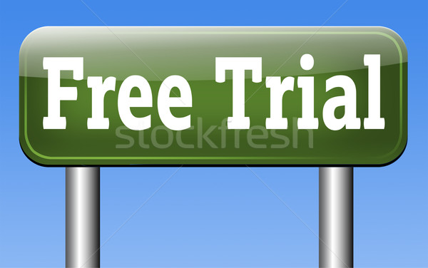 free trial sample Stock photo © kikkerdirk