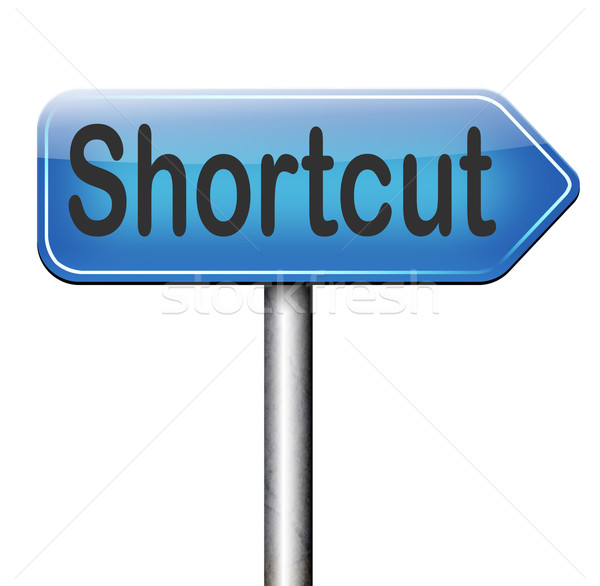 shortcut Stock photo © kikkerdirk