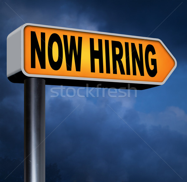 now hiring Stock photo © kikkerdirk