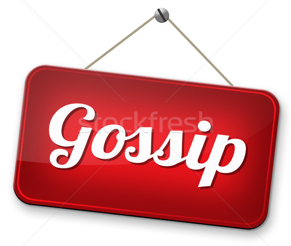 gossip and rumors Stock photo © kikkerdirk