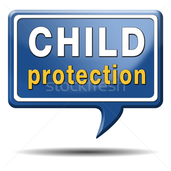 Kind Schutz Pflege geben Kinder sicher Stock foto © kikkerdirk