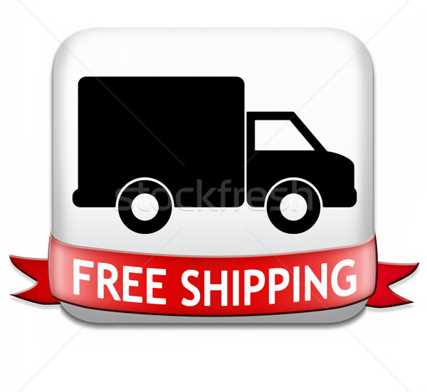 Ingyenes szállítás csomagszállítás rendelés háló bolt szállítmány Stock fotó © kikkerdirk