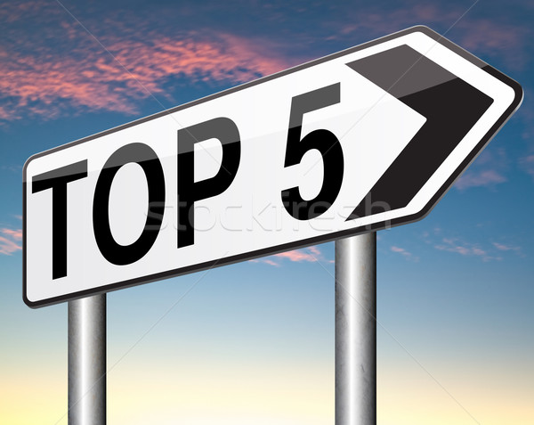 top 5 charts Stock photo © kikkerdirk