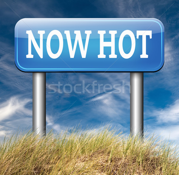 now hot Stock photo © kikkerdirk