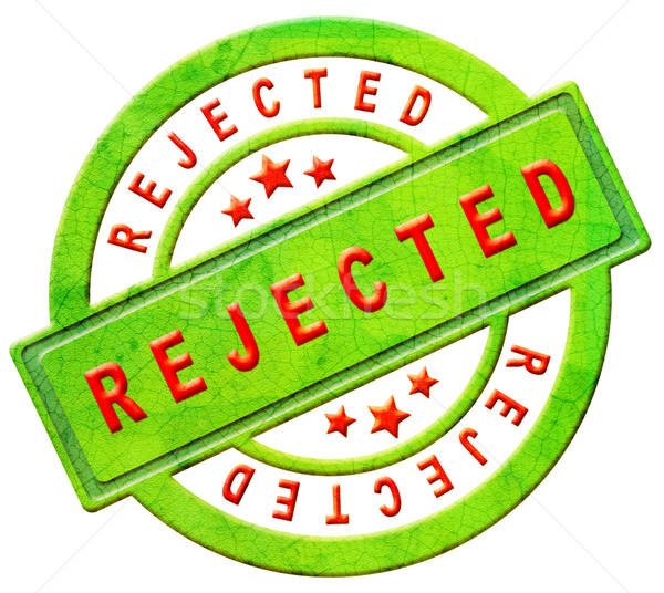 rejected stamp Stock photo © kikkerdirk