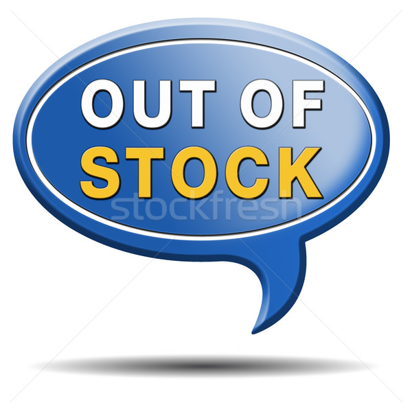 out of stock Stock photo © kikkerdirk