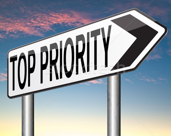 top priority Stock photo © kikkerdirk