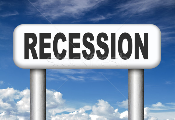 Récession banque crise stock crash économique Photo stock © kikkerdirk