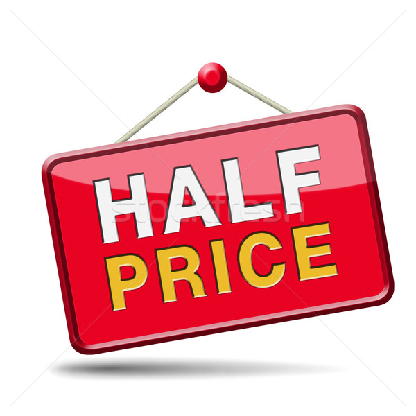 half price Stock photo © kikkerdirk