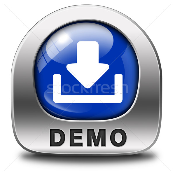 Stock foto: Demo · Symbol · download · Taste · kostenlos · Computer