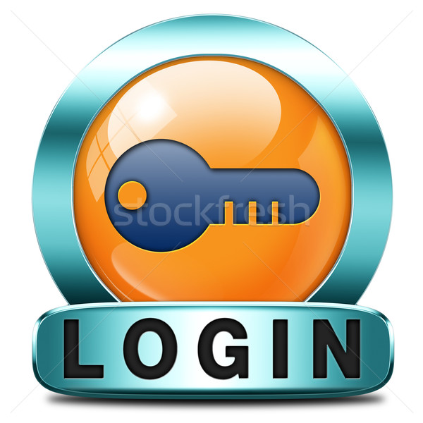 login icon Stock photo © kikkerdirk