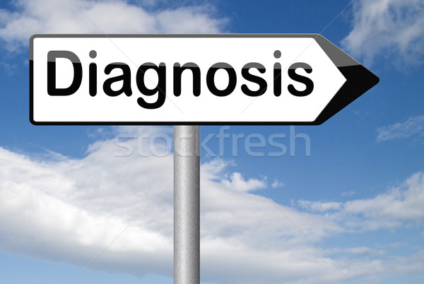 Diagnózis orvosi diagnosztikai vélemény orvos kérdez Stock fotó © kikkerdirk